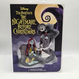Nightmare Before Christmas Hallmark Ornaments Jack Sally Zero Disney Set